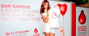 Claudia Vieira campanha recolha de sangue 1